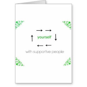 Surround Yourself note card